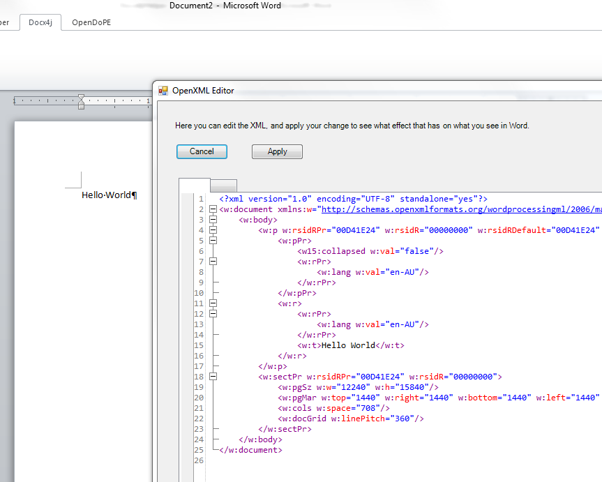 Docx4java Aka Docx4j OpenXML Office Documents In Java Blog Archive 