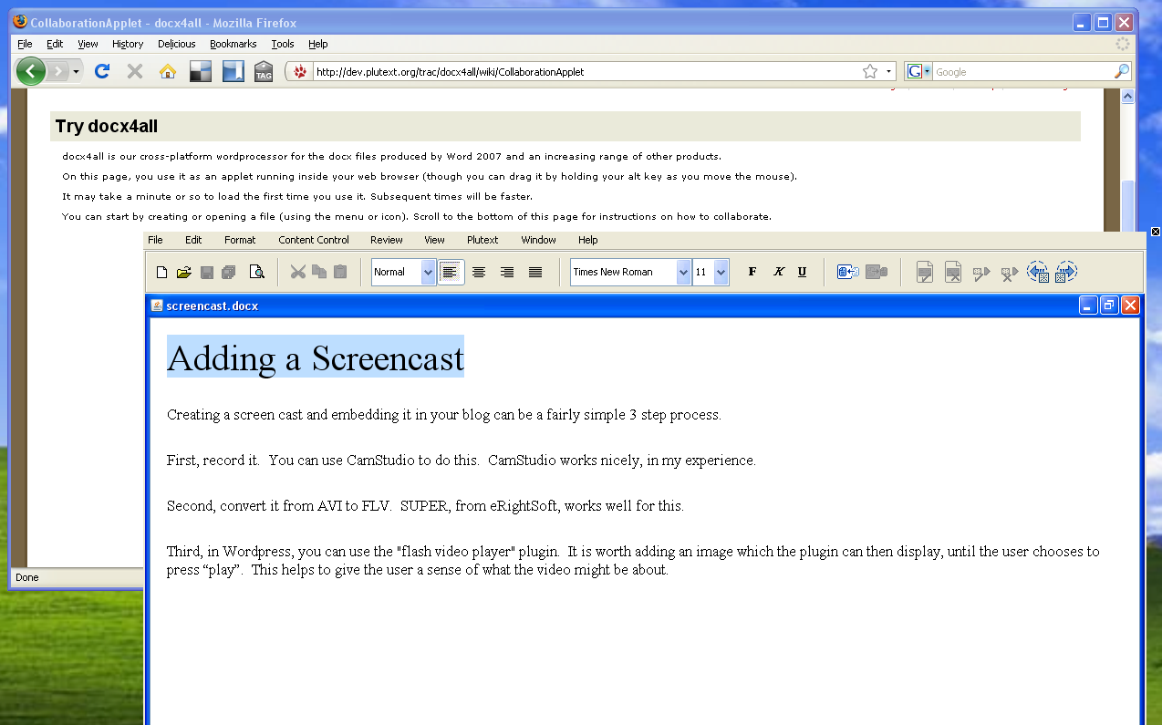 Screencast